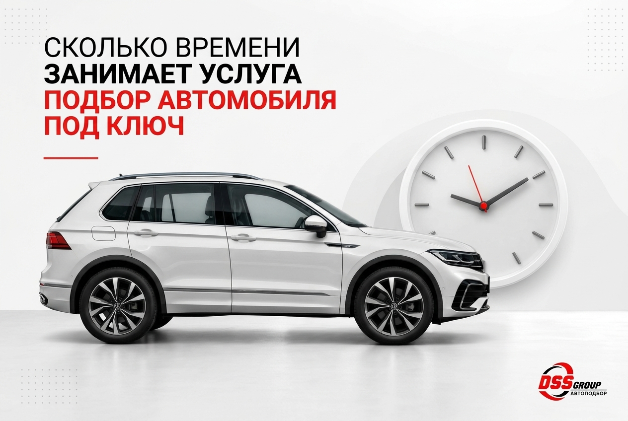 как работает услуга «Подбор автомобиля под ключ» и из чего складывается срок